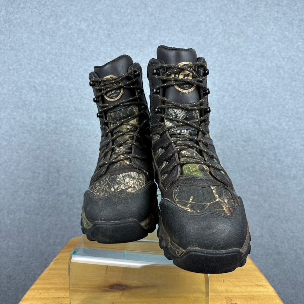 Irish Setter Hunt Boots Womens 7.5 Waterproof Camo Leather Lace Up Hunting - Picture 2 of 8
